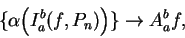 \begin{displaymath}\{\alpha\Big(I_a^b(f,P_n)\Big)\}\to A_a^bf,\end{displaymath}