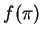 $f(\pi)$