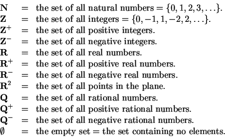 real numbers symbol