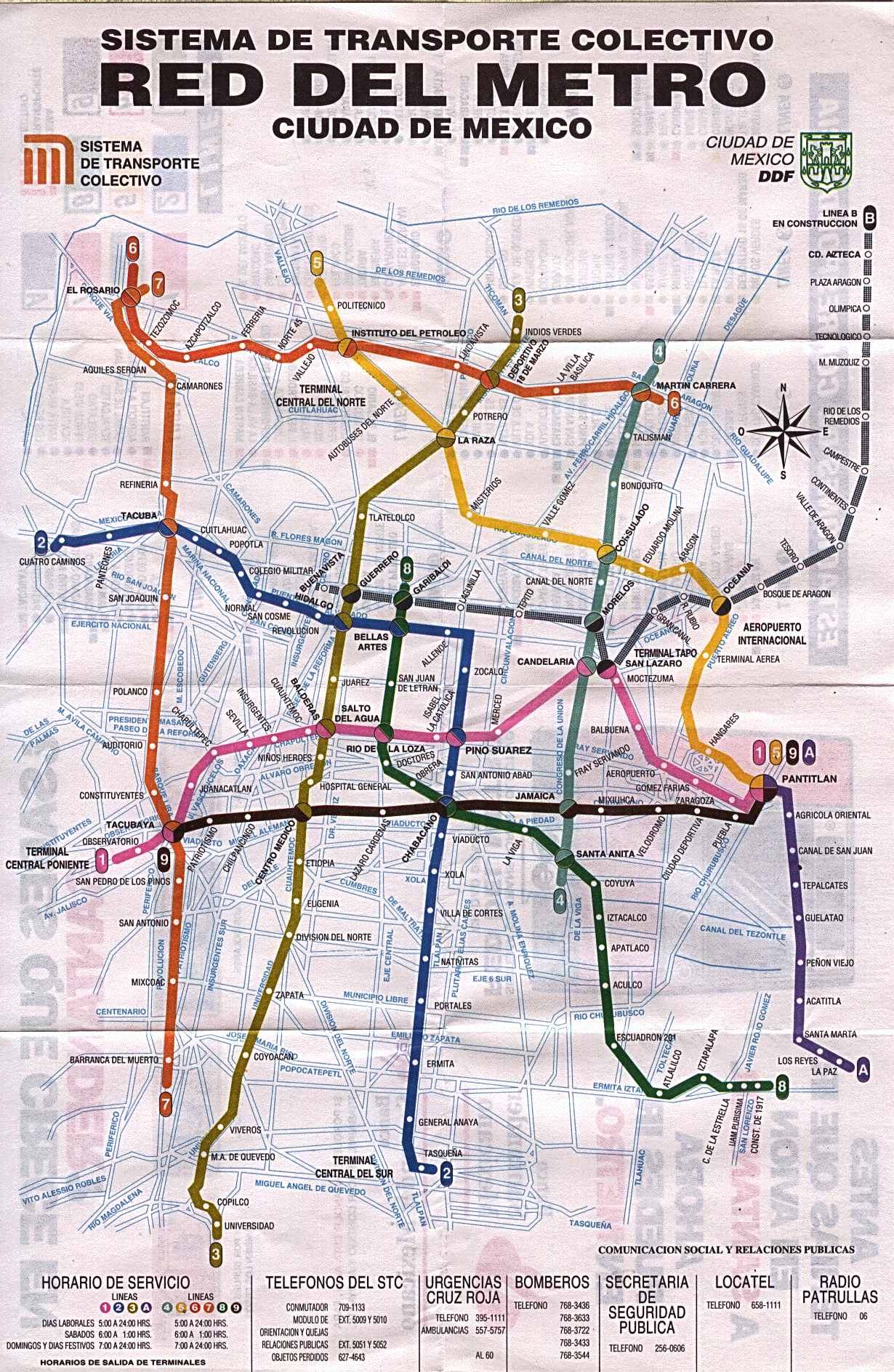El metro de la ciudad de MÃ©xico