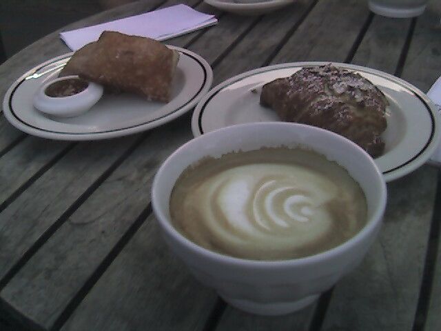 Mmm, coffee and pastries