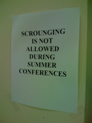 Please Do Not Bother The Conferencees