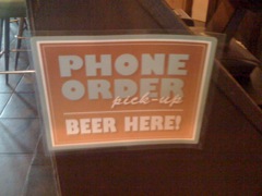 I can order beer by phone?