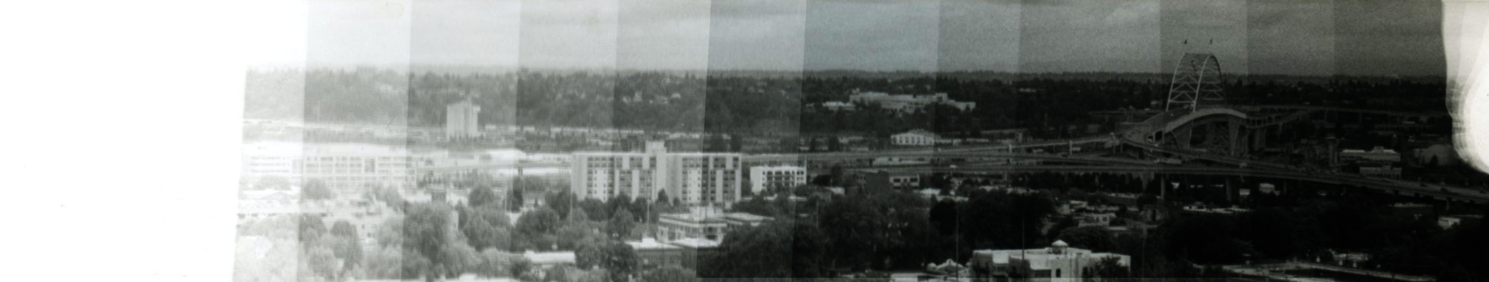 Test strip showing incremental exposures
